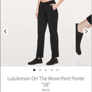 On the Move Pant Ponte